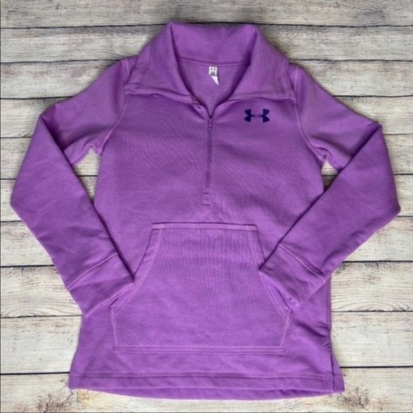 NWT Under Armour 1/2 Zip Pullover Sweatshirt Size XS - Picture 1 of 3